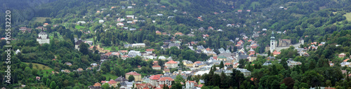 Panorama of Banska Stiavnica (Slovakia)