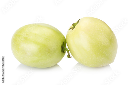 pepino melon on white background