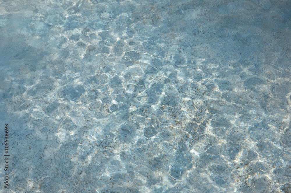 Rippled water over sand Rippled water over sand