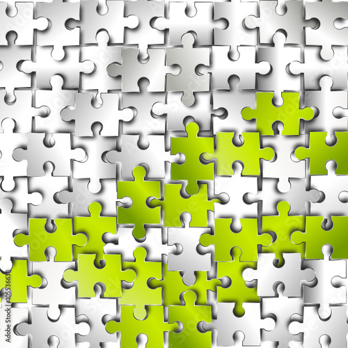 puzzle Hintergrund grün weiß