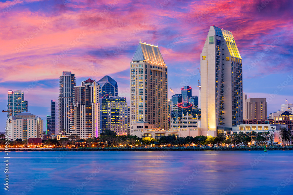 San Diego, California Skyline