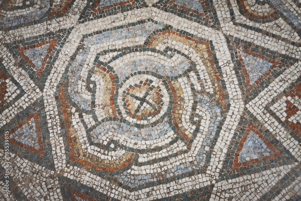 Mosaic Pattern from Sardis in Turkey Mosaic Pattern from Sardis in Turkey