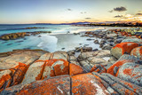 Drammatic landscape in The Gardens, Bay of Fires consevation Area ranging from Binalong Bay to Eddystone Point, east coast of Tasmania in Australia. .