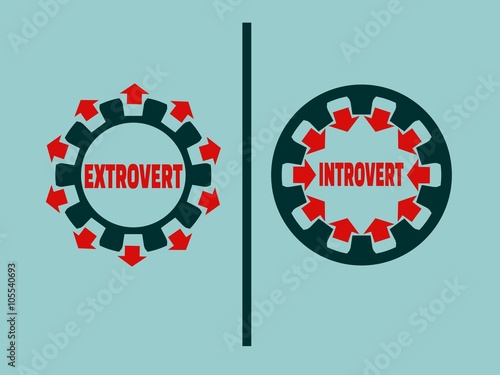extrovert vs introvert metaphor