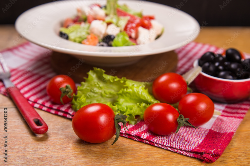 salad from feta cheese salad from feta cheese