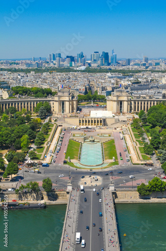 Aerial view of Paris, France