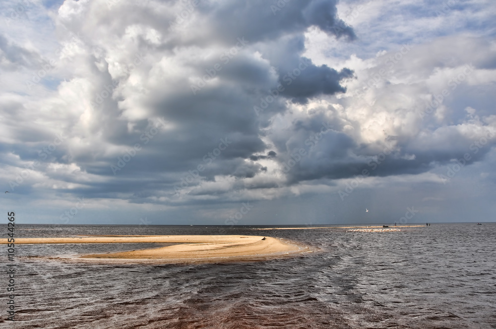 Storm on the Sea Baltic, Latvia