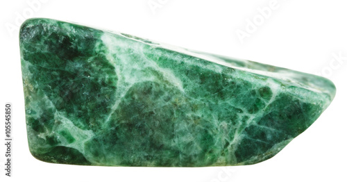 polished green jadeite mineral gem stone