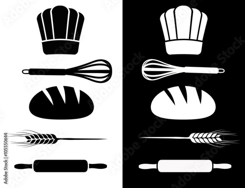Symbole kochen backen