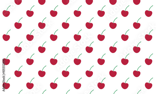 Red Cherry Seamless Pattern