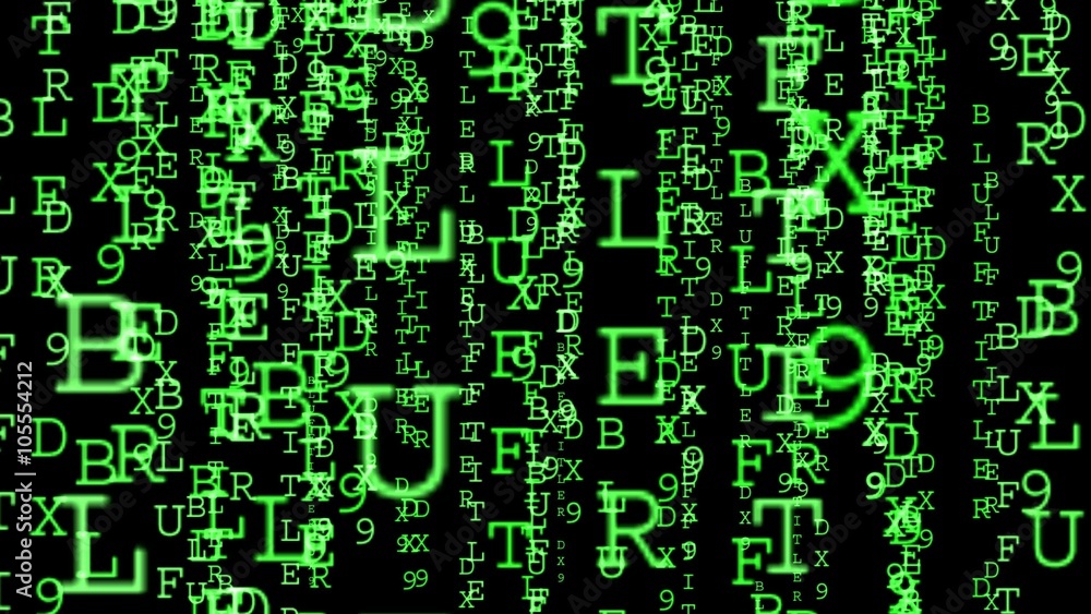 Vertical motions with matrix style and green color. 4K Resolution (Ultra HD). Vertical motions with matrix style and green color. 4K Resolution (Ultra HD).