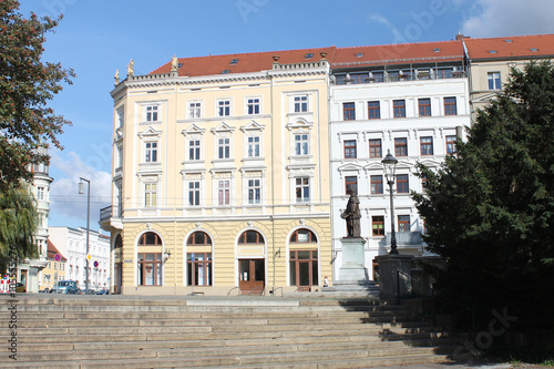 Obraz na płótnie Görlitz -kamienice w salonie