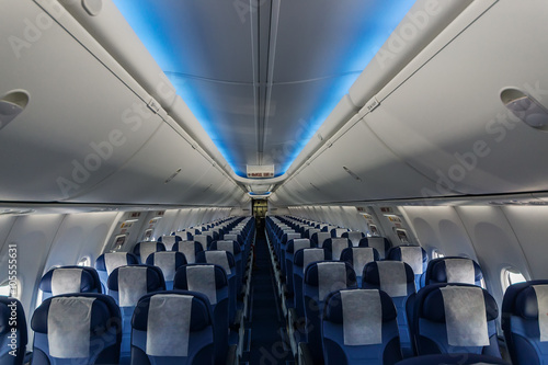 Interior passenger airliner cabin