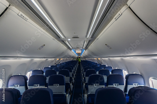 Interior passenger airliner cabin