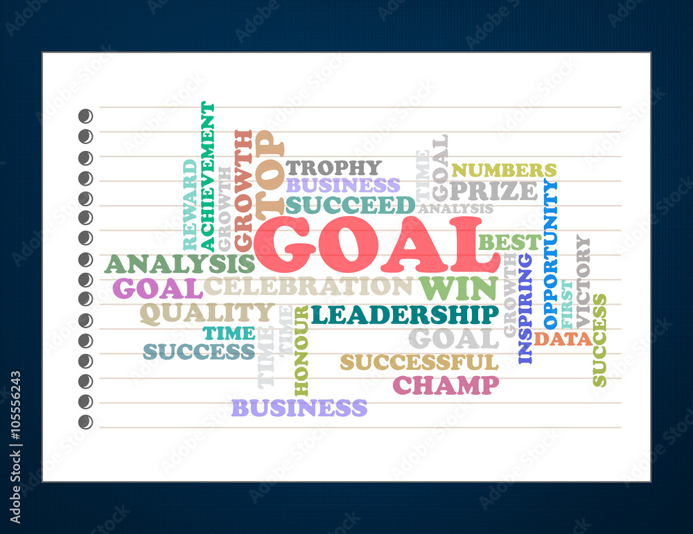 Goal,Leadership,business,champ,analysis crossword concept