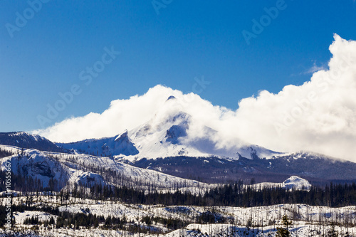 Mount Washington Wilderness in Winter Snow