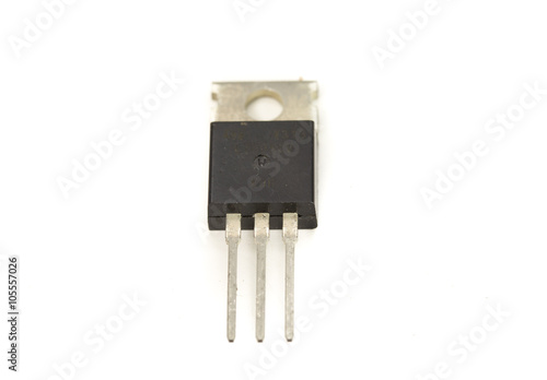 power transistors on a white background