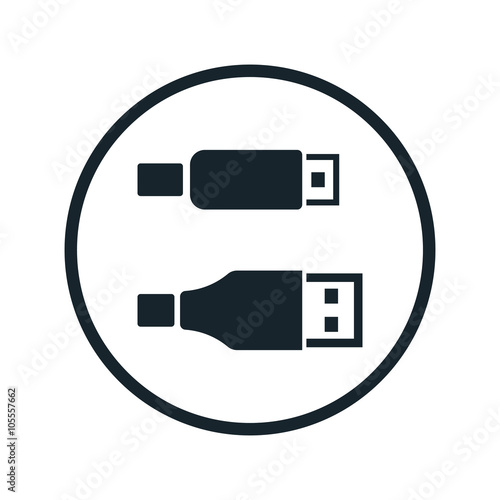 usb wire icon