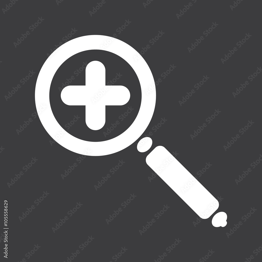 Obraz premium zoom plus icon