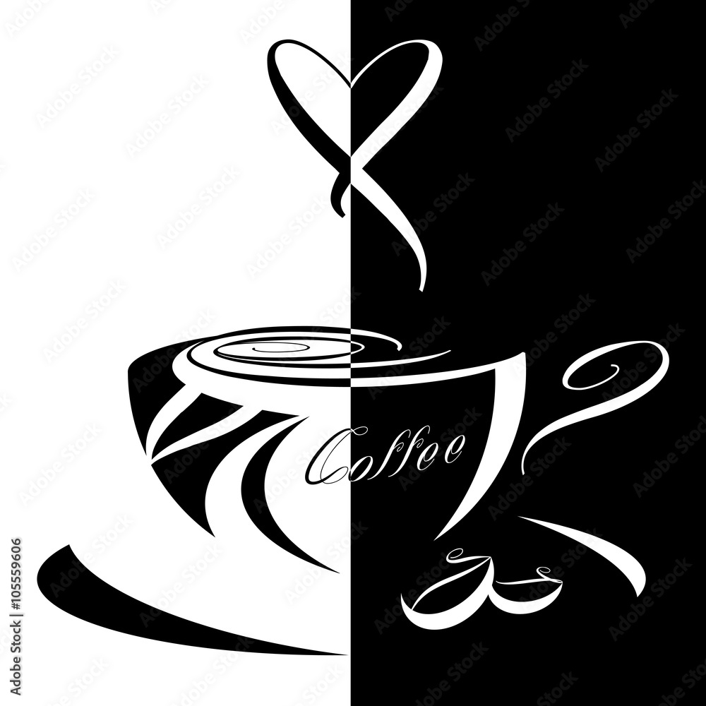 Fototapeta premium Coffee Icon