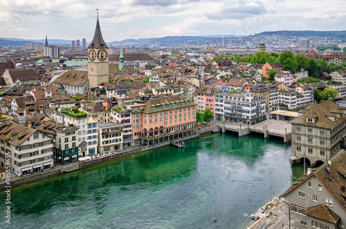 Old town of Zurich, Switzerland © Boris Stroujko