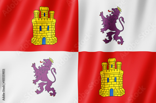 Flag of Castile and Leon photo