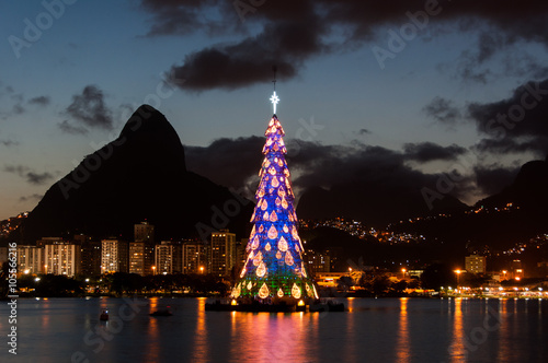 Christmas Tree in Rio de Janeiro photo