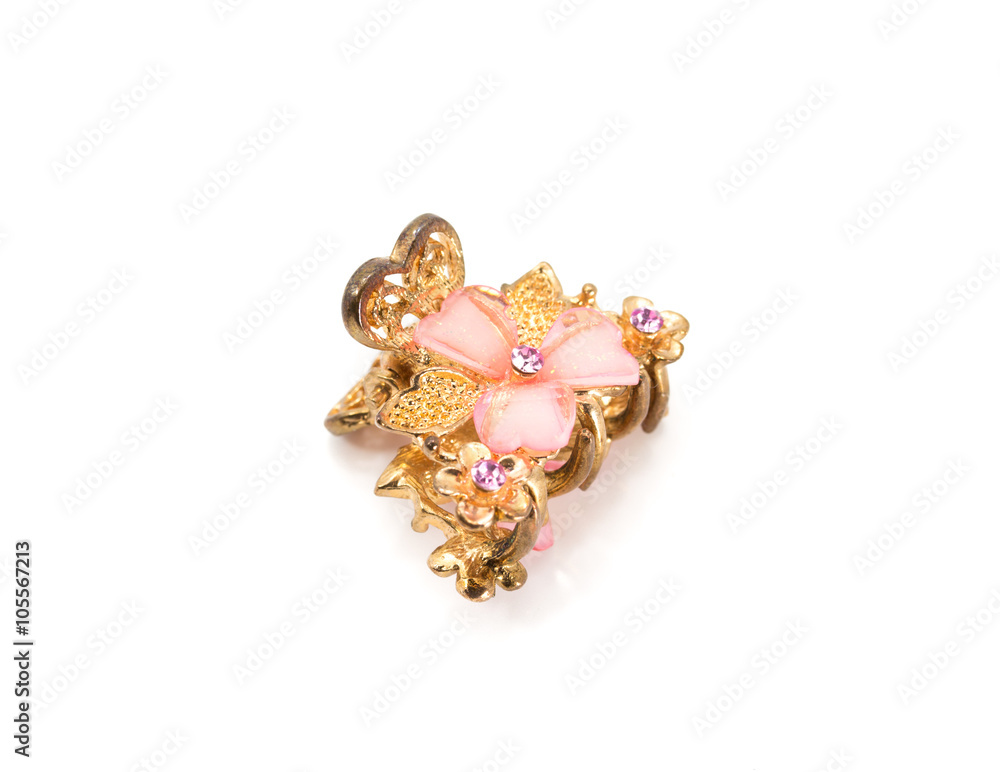 Hairpin on white background Hairpin on white background