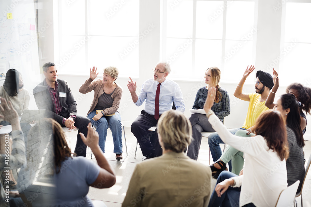 Fototapeta premium Business Team Achievement Success Mission Concept
