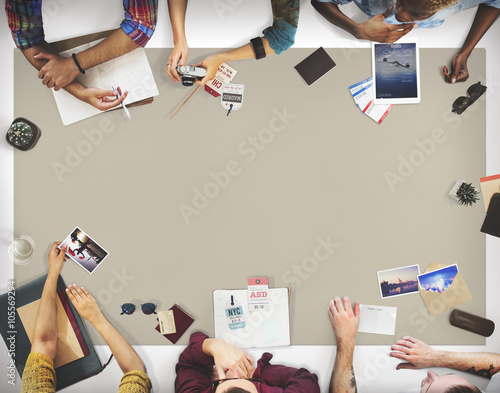 Business Team Travel Discussion Planning Concept photo