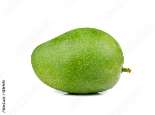 Mango sour on white background.