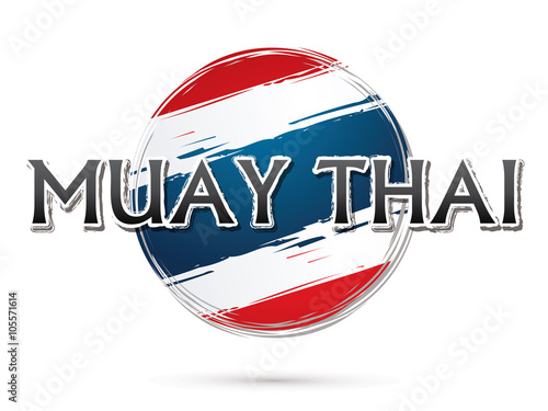 Muay Thai, Font , text graphic vector