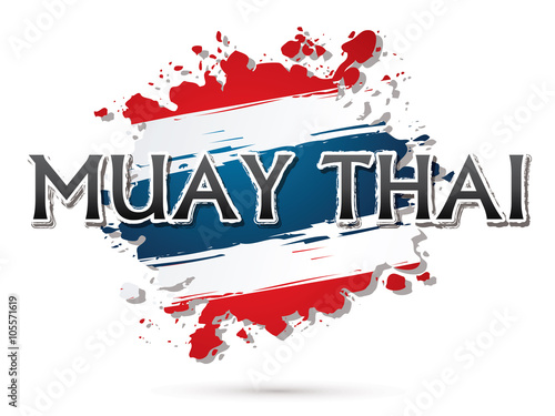 Muay Thai, Font , text graphic vector
