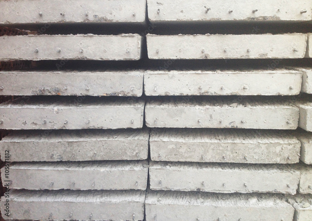 Pile Of Cement Beam