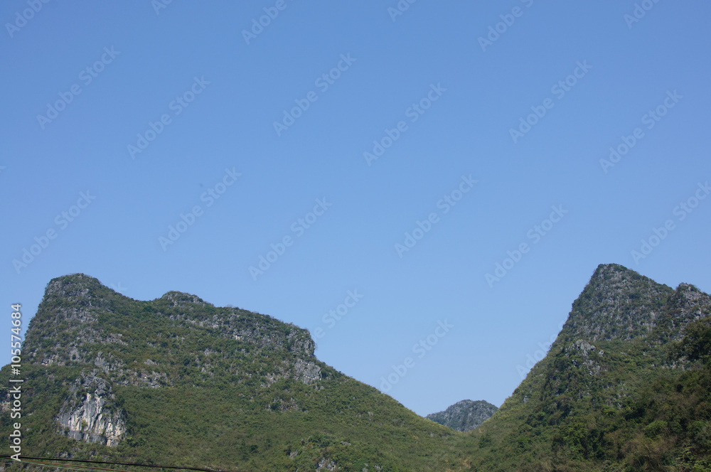 Fototapeta premium The beautiful mountains scenery 