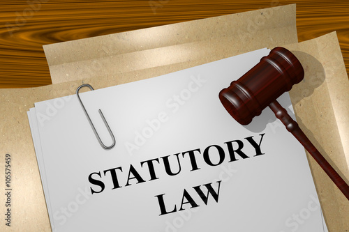 Statutory Law concept photo