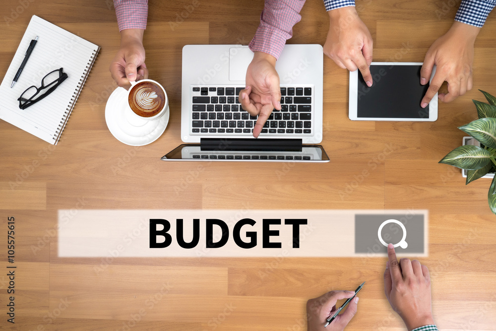 BUDGET business concept BUDGET business concept