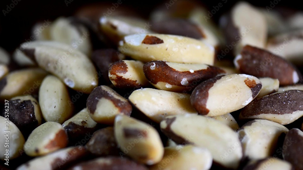 Fresh raw Brazil Nuts macro close up. Fresh raw Brazil Nuts macro close up.