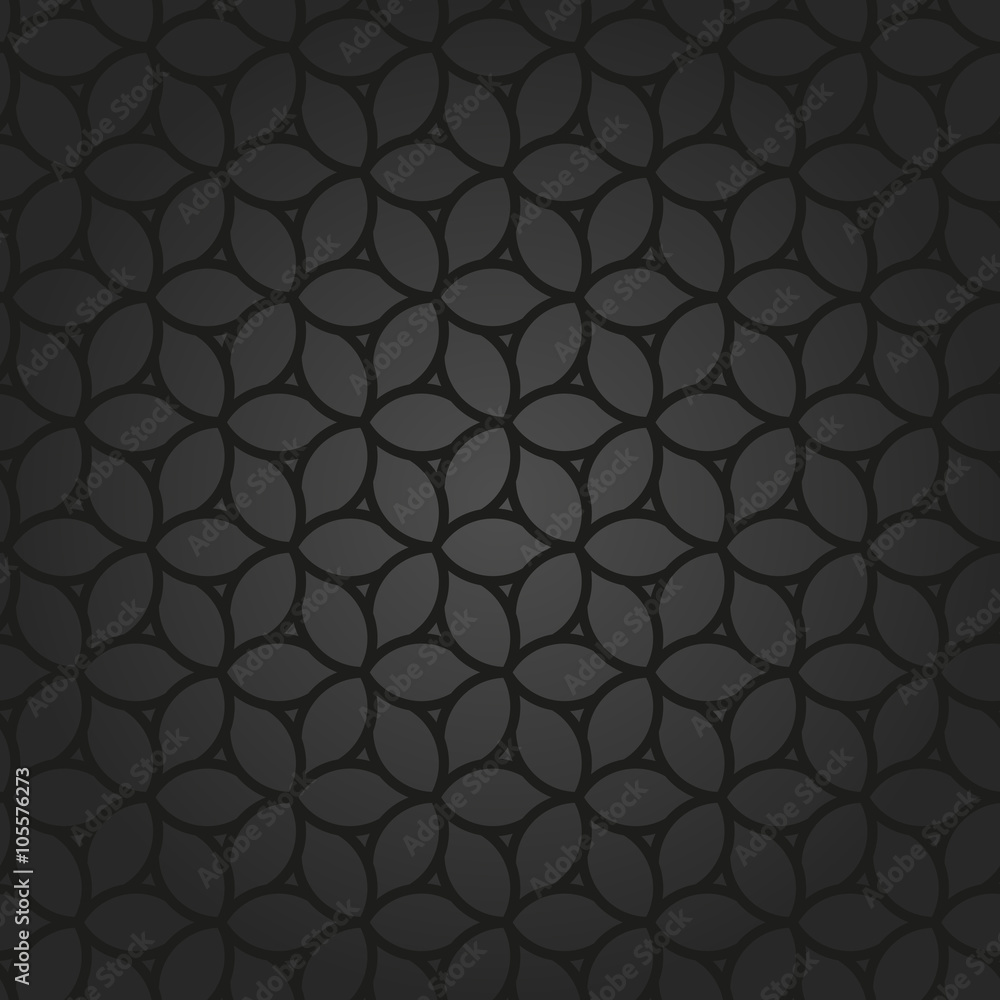 Seamless ornament. Modern stylish geometric black pattern with repeating elements Seamless ornament. Modern stylish geometric black pattern with repeating elements