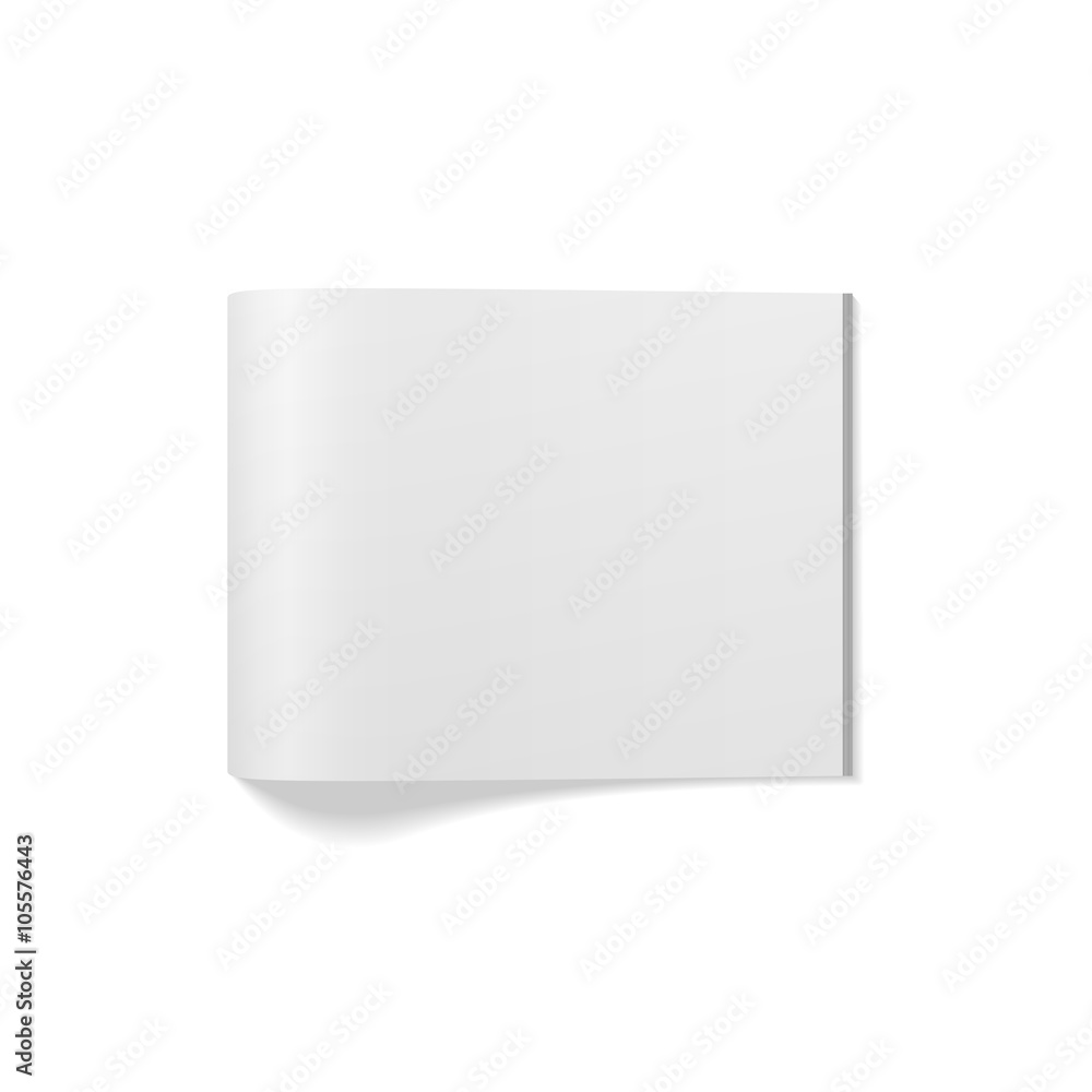 Empty closed Magazine or Album Template Empty closed Magazine or Album Template