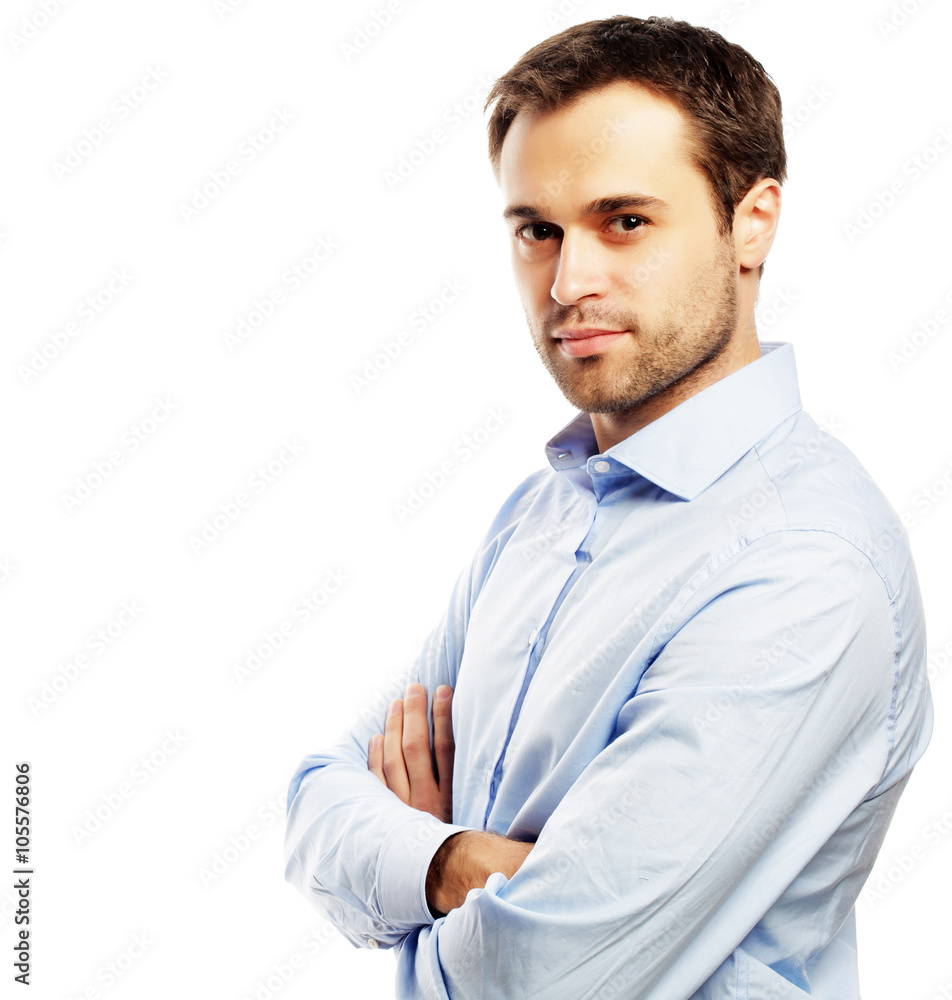 Handsome young business man Handsome young business man