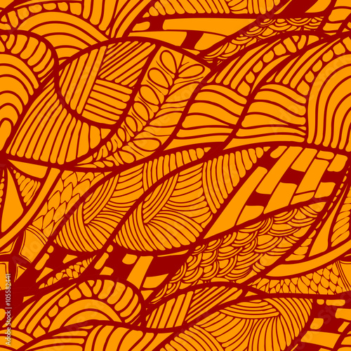 Papier peint Abstract Seamless ethnic pattern. Vector illustration