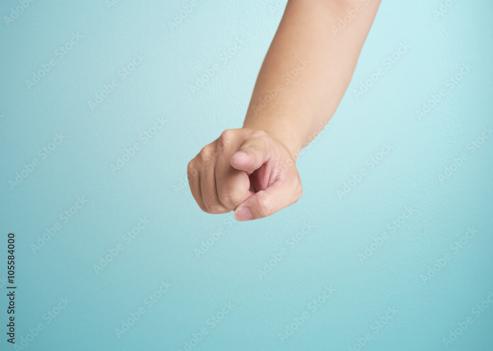 Obraz premium hand touching screen
