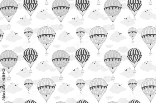 Tapety Tło z balonów na ogrzane powietrze