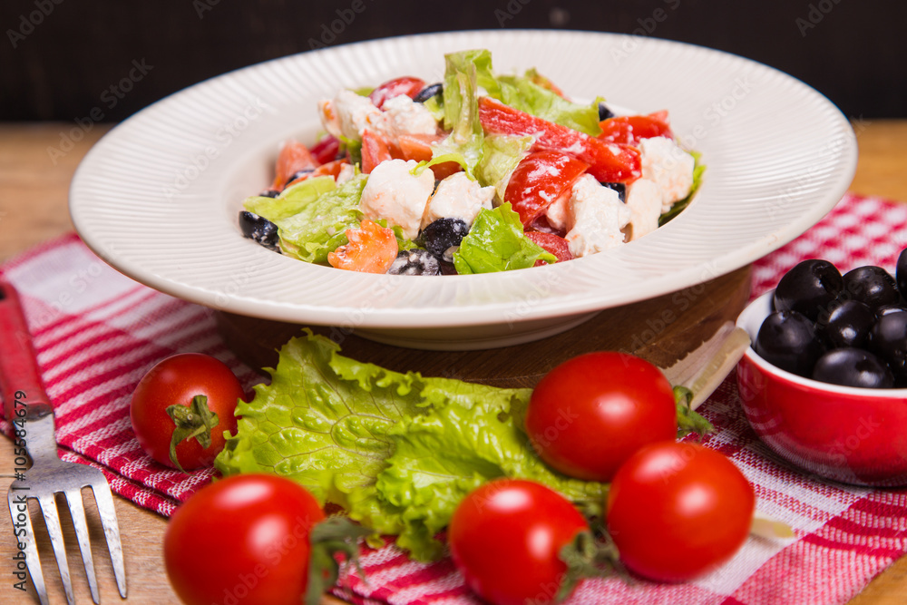 salad from feta cheese salad from feta cheese