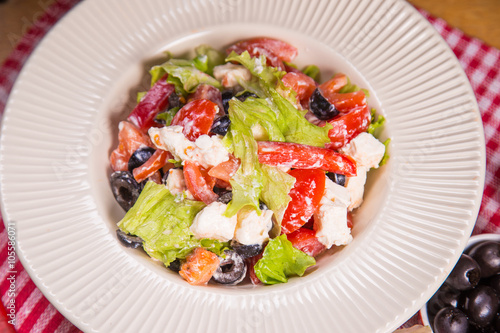 salad from feta cheese