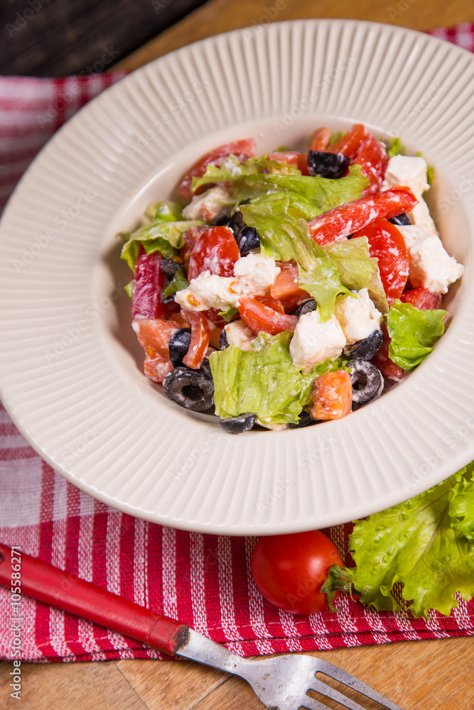 salad from feta cheese salad from feta cheese