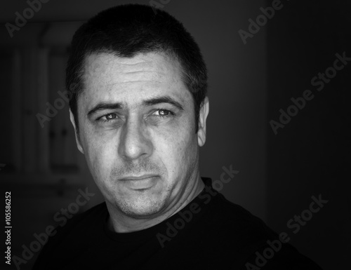 Young Middle Aged Man Looking Off Camera