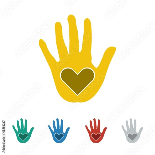 Wallpaper Mural Charity logo icon Vector Torontodigital.ca