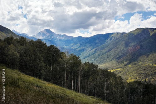 Rocky Mountains near Aspen  Colorado. USA.